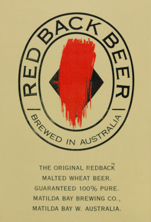 12 different   MATILDA BAY Brewery "REDBACK Beer & Light RED   '  BEER Coasters 