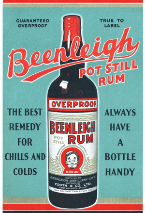 Tooth's Brewery Beenleigh Pot Still Rum Poster – Australian Beer Posters