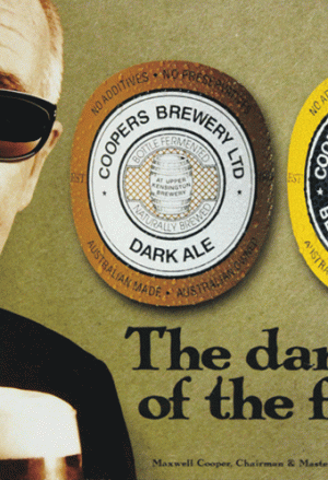 Coopers 'The Dark side of the Family' Dark & Stout poster