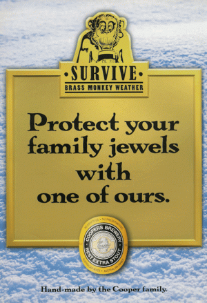 Coopers 'Protect your Family Jewels' Best Extra Stout poster