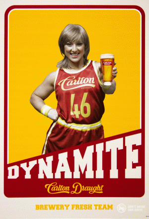 Carlton Draught '46ers' campaign 'Dynamite' Poster