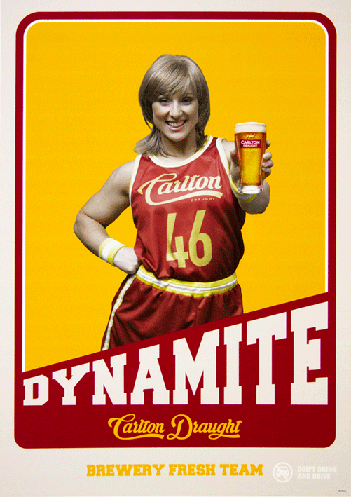 Carlton Draught '46ers' campaign 'Dynamite' Poster