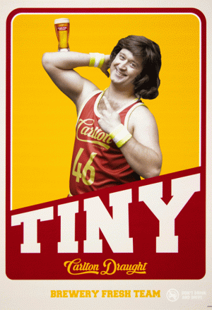 Carlton Draught '46ers' campaign 'Tiny' Poster
