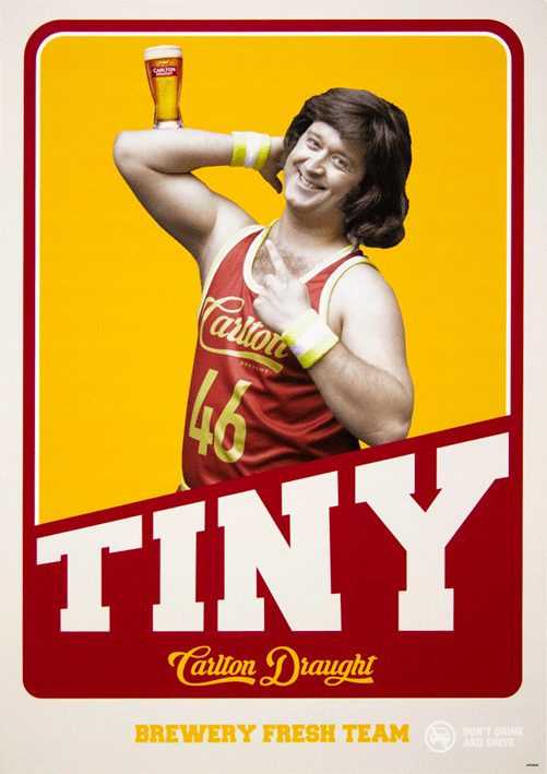 Carlton Draught '46ers' campaign 'Tiny' Poster