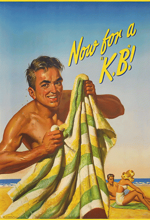 Tooth’s 'Now for a "KB"!' Lager poster