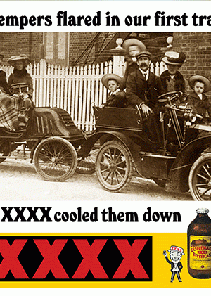 Castlemaine XXXX 'Traffic jam' Poster