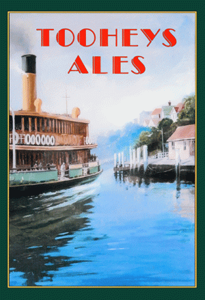 Tooheys Ales 'Ferry harbour No 2' Poster