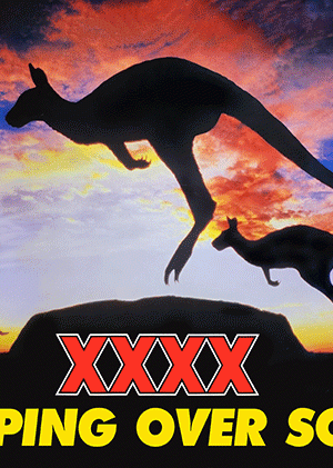 Castlemaine XXXX 'Hopping over soon' USA EXPORT Poster