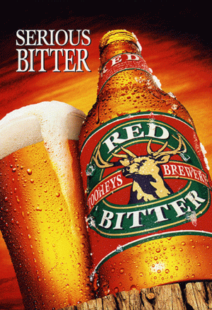 Tooheys RED Bitter 'Serious Bitter' Poster