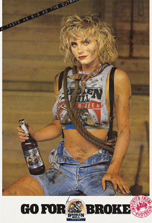 SAB - Broken Hill Lager 'Go for Broke' USA Poster