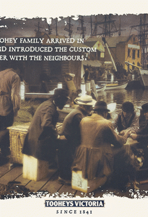 Tooheys Victoria - Since 1841 'Having a beer with neighbours' Poster