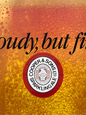 Coopers 'Cloudy but Fine' Sparkling Ale poster