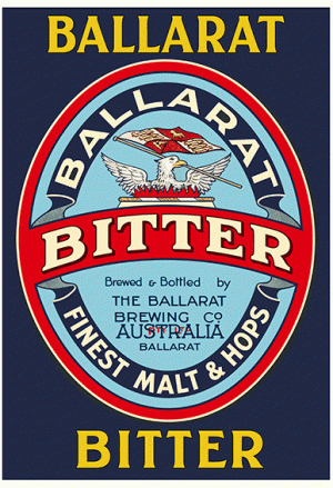 Ballarat Bitter Label Poster