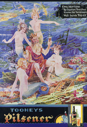 Tooheys Export Pilsener 'King Neptune' Poster