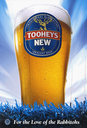 Tooheys New 'For the Love of the Rabbitohs.' Poster